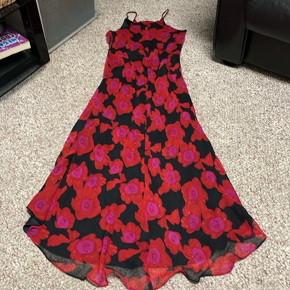 100% silk beaded midi dress - Picture 10 of 10